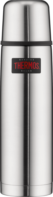Thermos-Isolierflasche-Light-Compact-0-75-Edelstahl-Mattiert